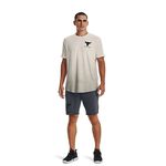 Project Rock Brahma Bull Terry Shorts, Pitch Gray
